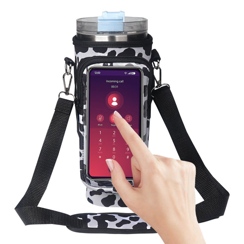 40oz Cup Cover Transparent Touch Screen tumbler cover Neoprene kitchen gadgets